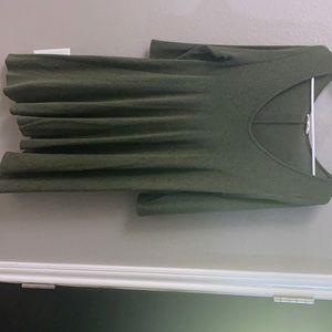 Green swing dress/tunic